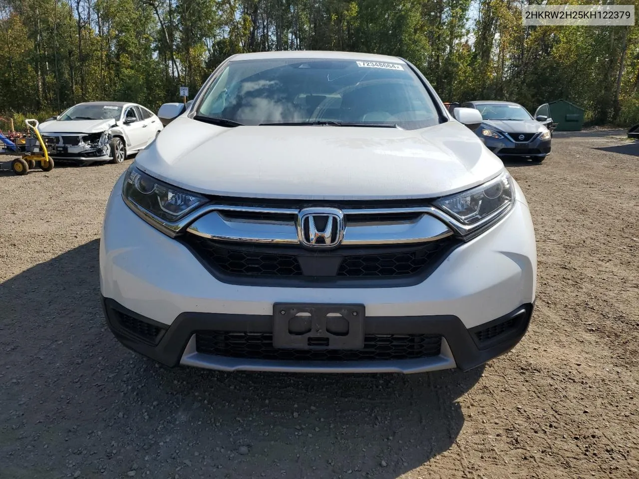 2019 Honda Cr-V Lx VIN: 2HKRW2H25KH122379 Lot: 72348664