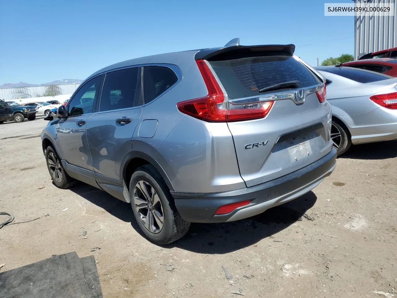 2019 Honda Cr-V Lx VIN: 5J6RW6H39KL000629 Lot: 72374704