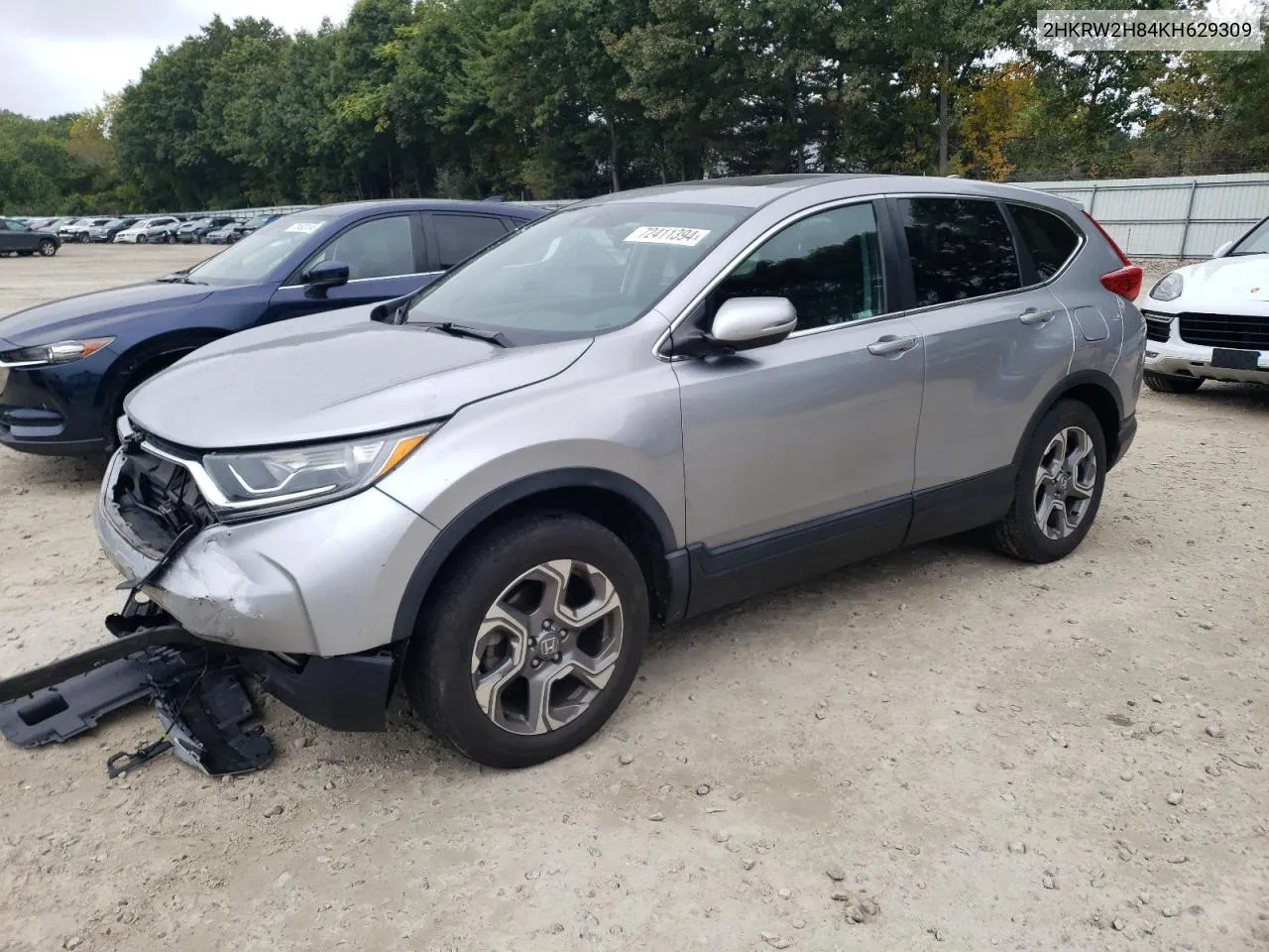 2019 Honda Cr-V Exl VIN: 2HKRW2H84KH629309 Lot: 72411394