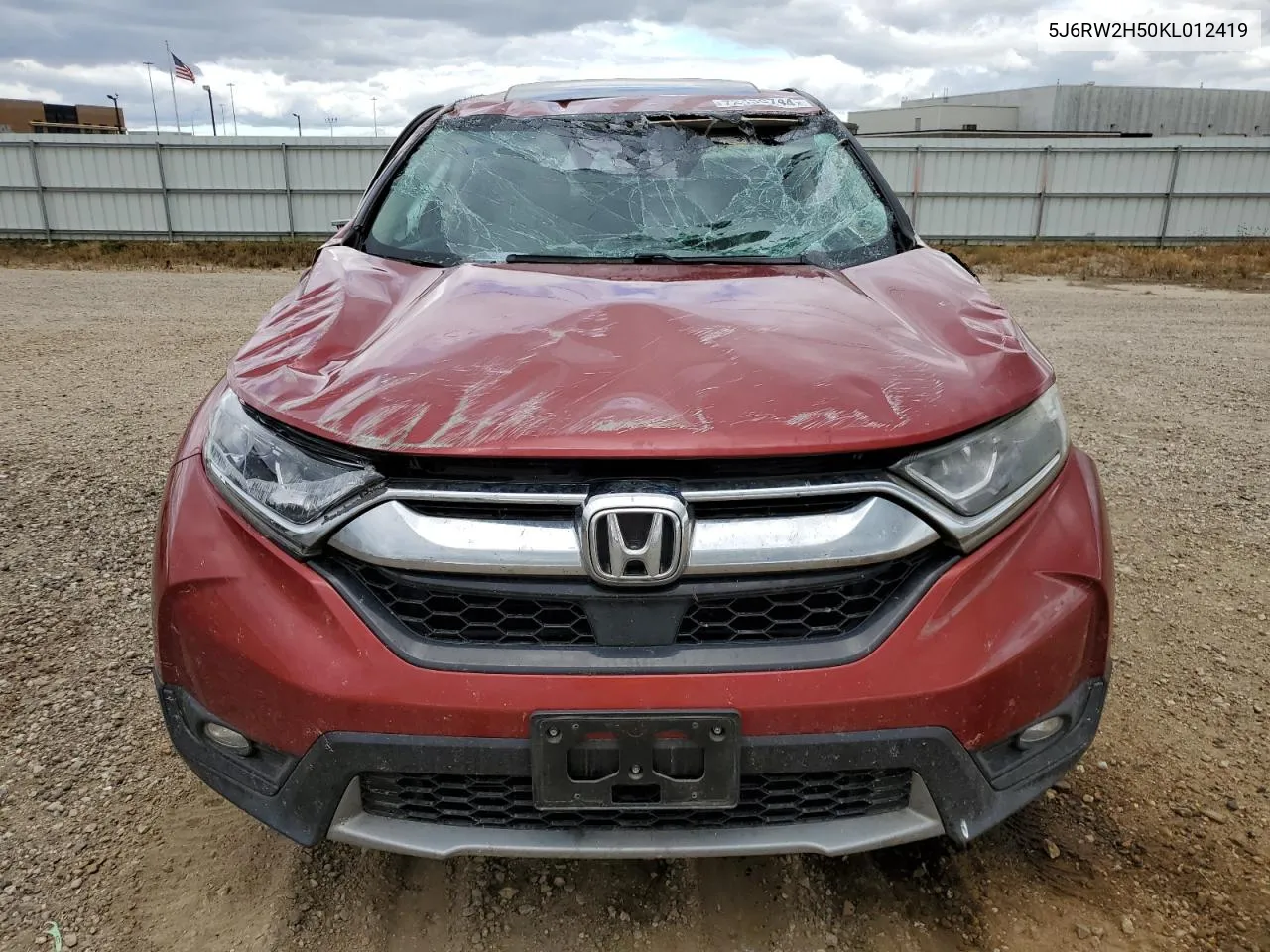 2019 Honda Cr-V Ex VIN: 5J6RW2H50KL012419 Lot: 72430744