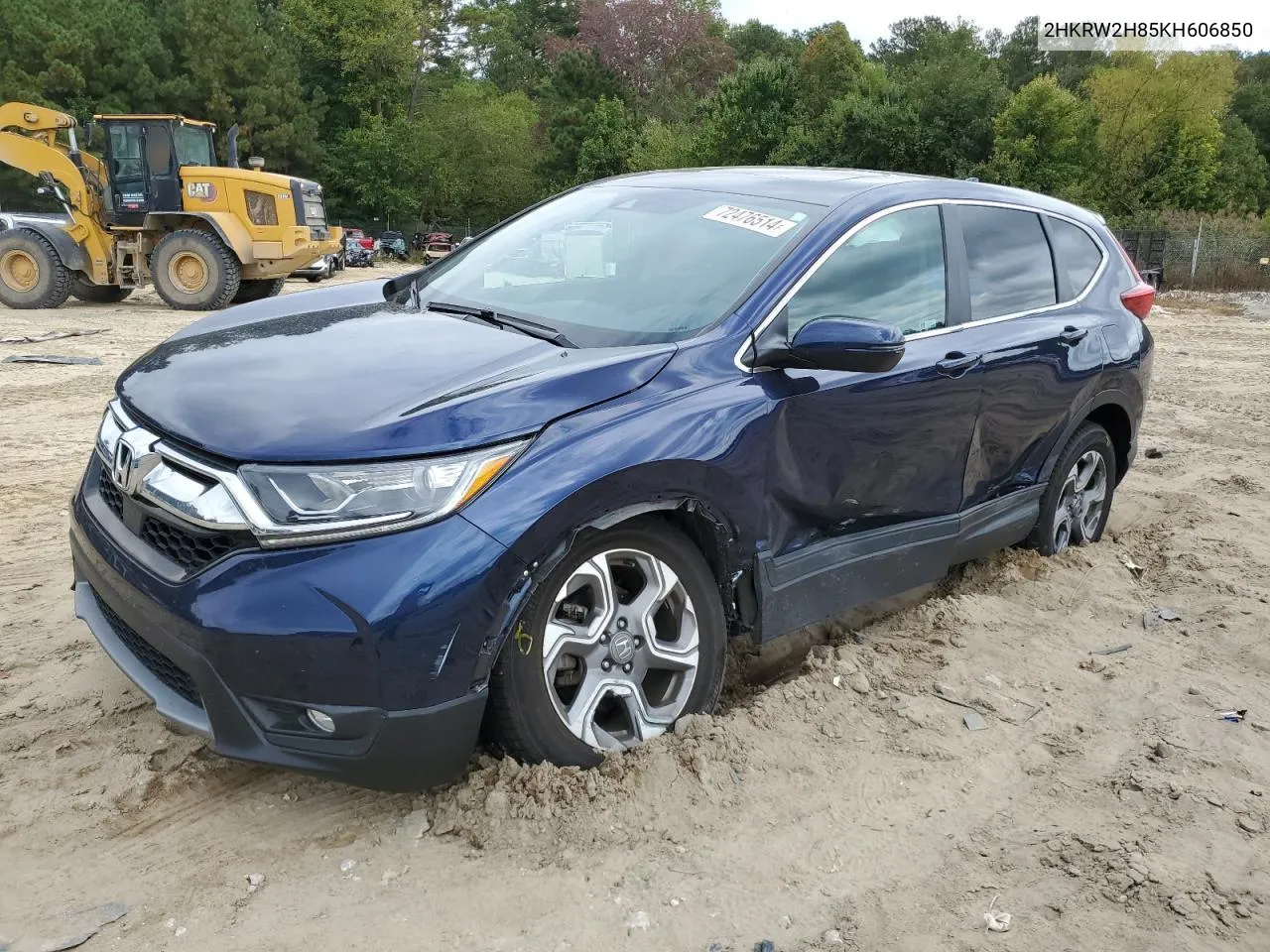 2019 Honda Cr-V Exl VIN: 2HKRW2H85KH606850 Lot: 72476514