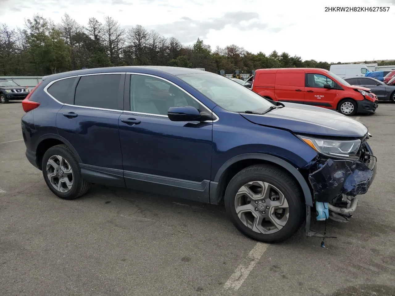 2019 Honda Cr-V Exl VIN: 2HKRW2H82KH627557 Lot: 72570794