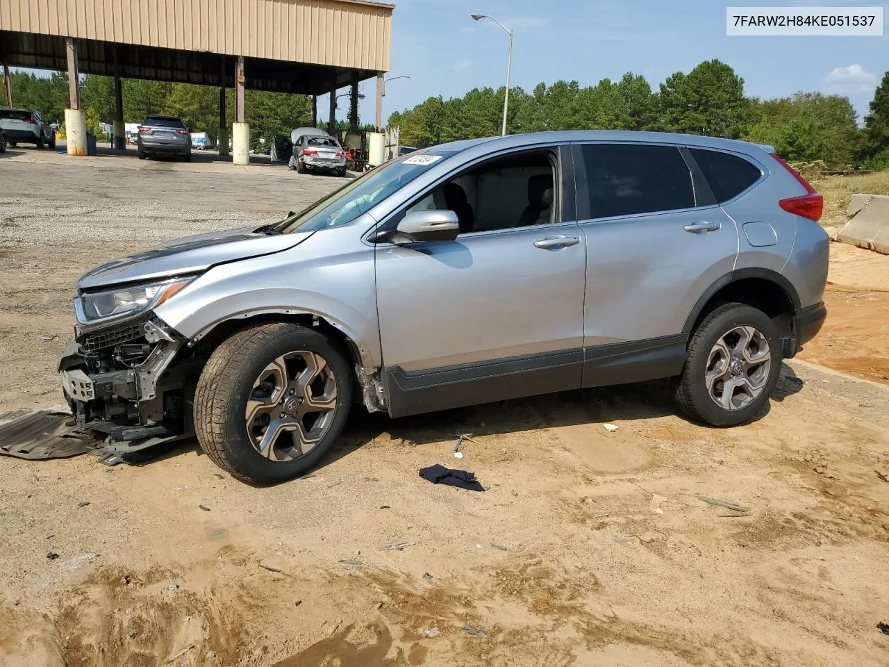 2019 Honda Cr-V Exl VIN: 7FARW2H84KE051537 Lot: 72724504