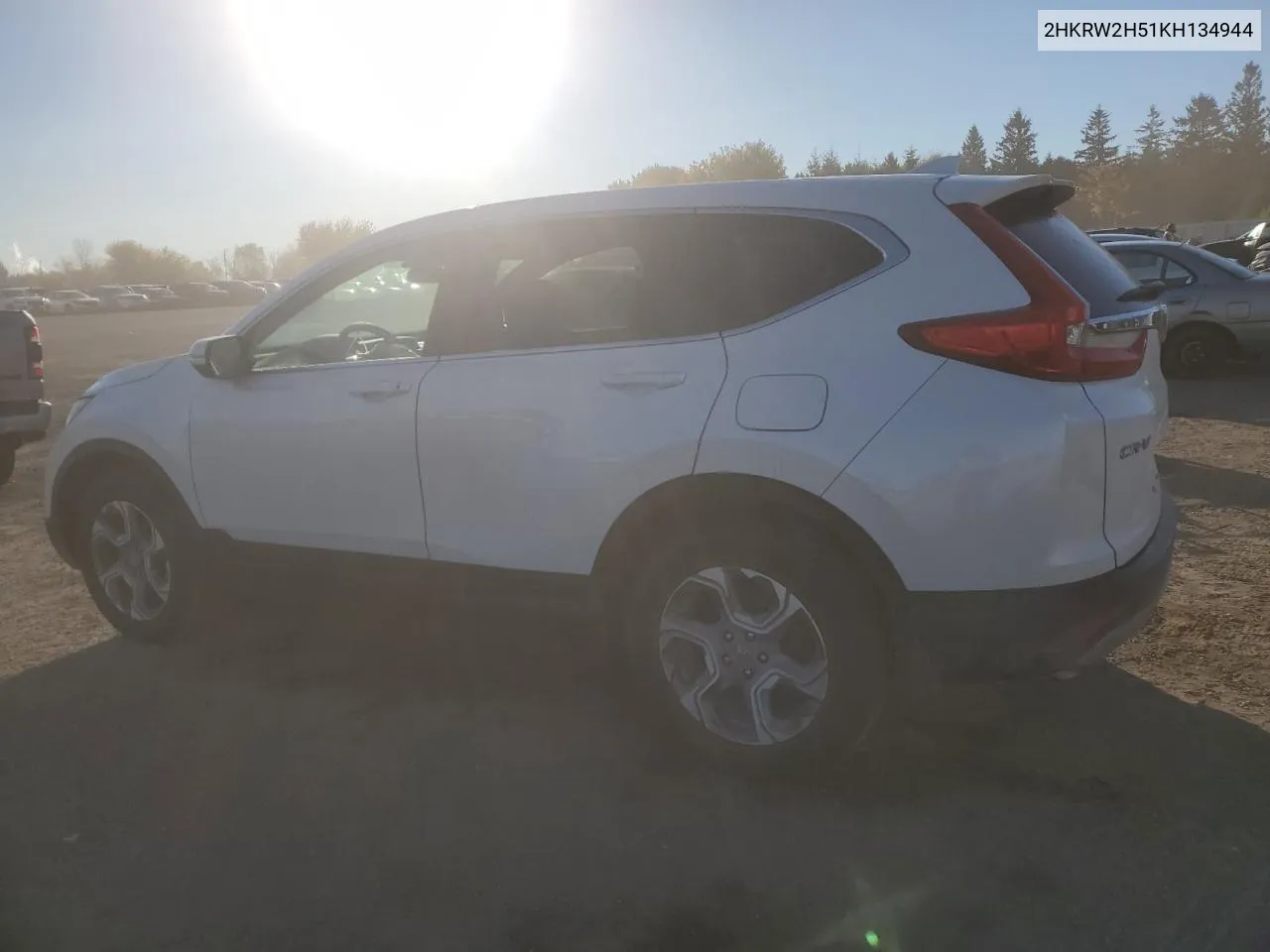 2019 Honda Cr-V Ex VIN: 2HKRW2H51KH134944 Lot: 72728554