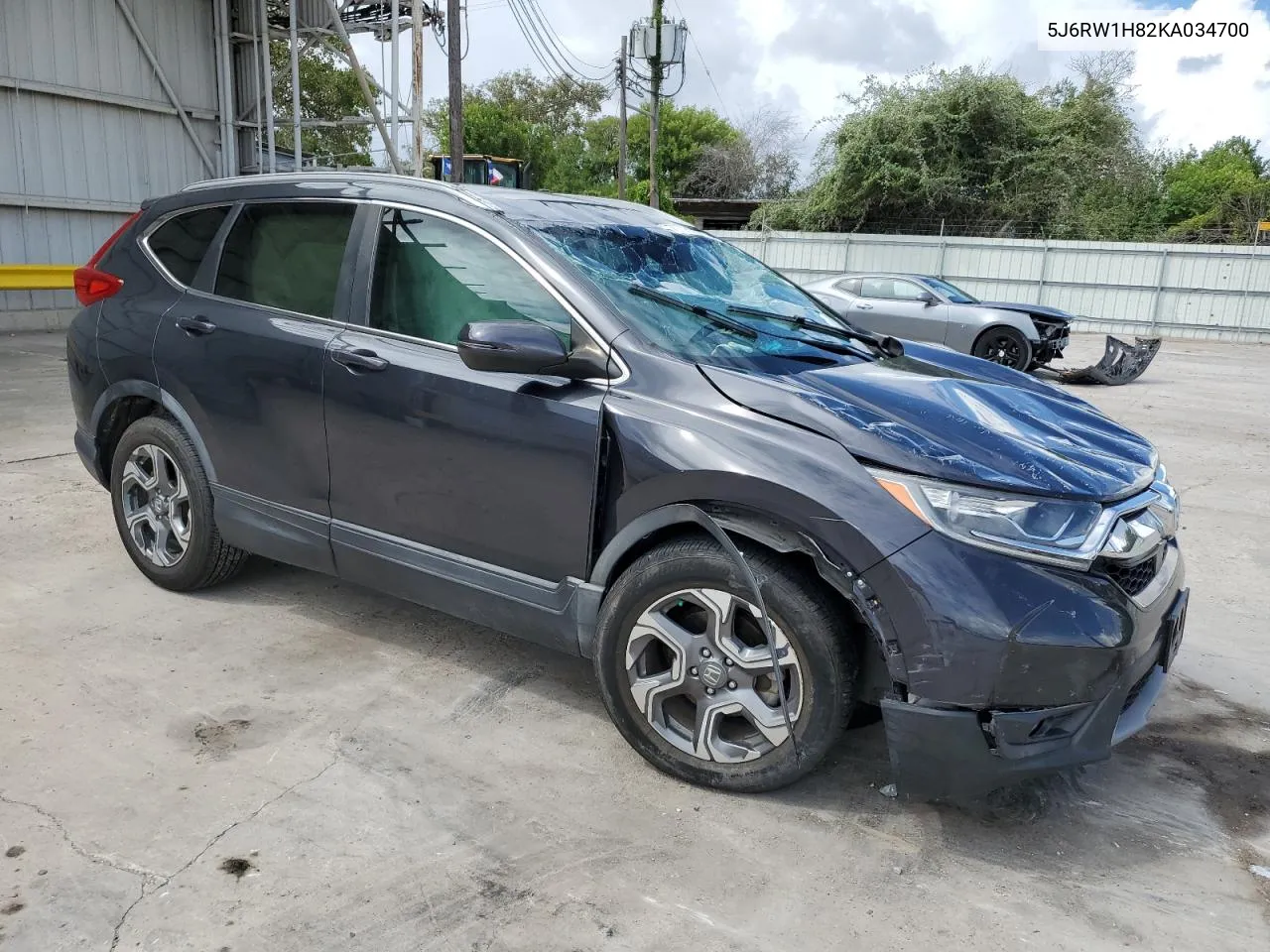 5J6RW1H82KA034700 2019 Honda Cr-V Exl