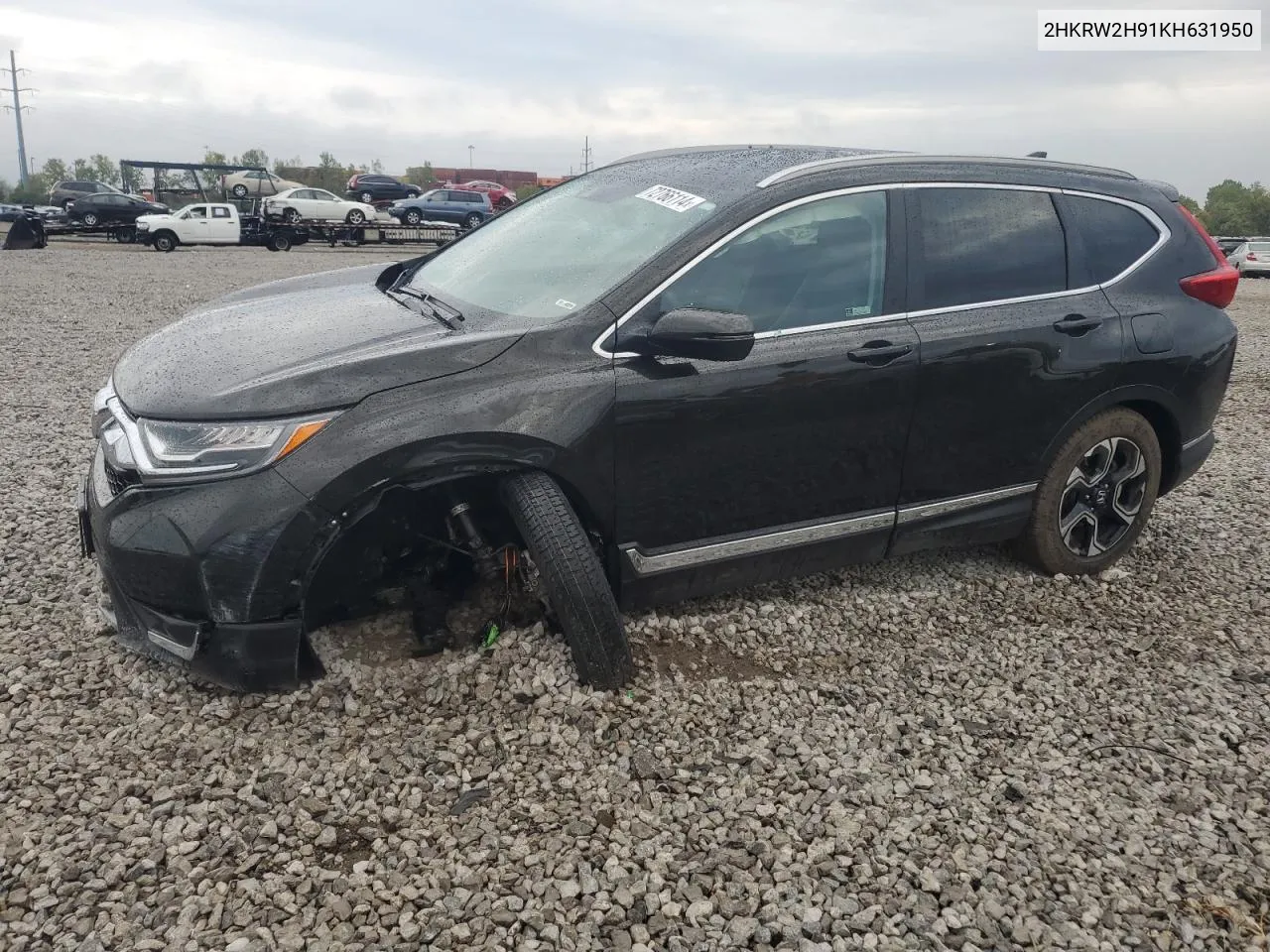 2019 Honda Cr-V Touring VIN: 2HKRW2H91KH631950 Lot: 72766114