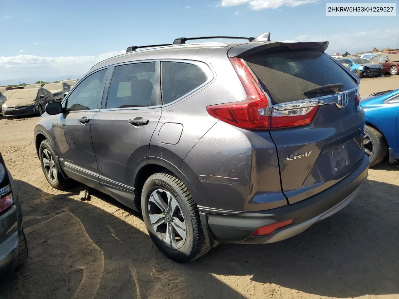 2HKRW6H33KH229527 2019 Honda Cr-V Lx