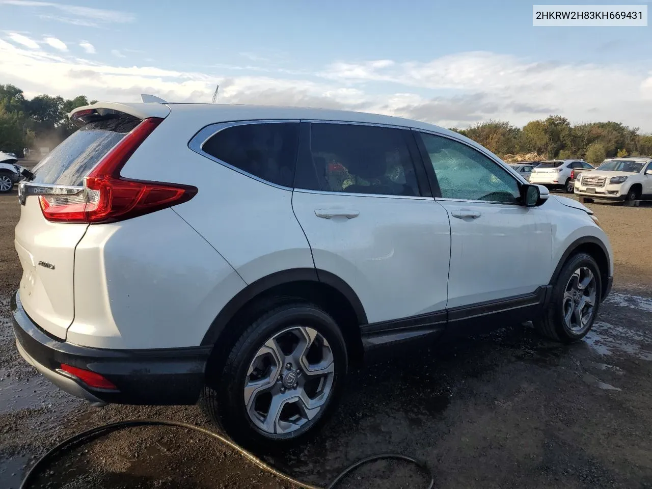 2019 Honda Cr-V Exl VIN: 2HKRW2H83KH669431 Lot: 72833504