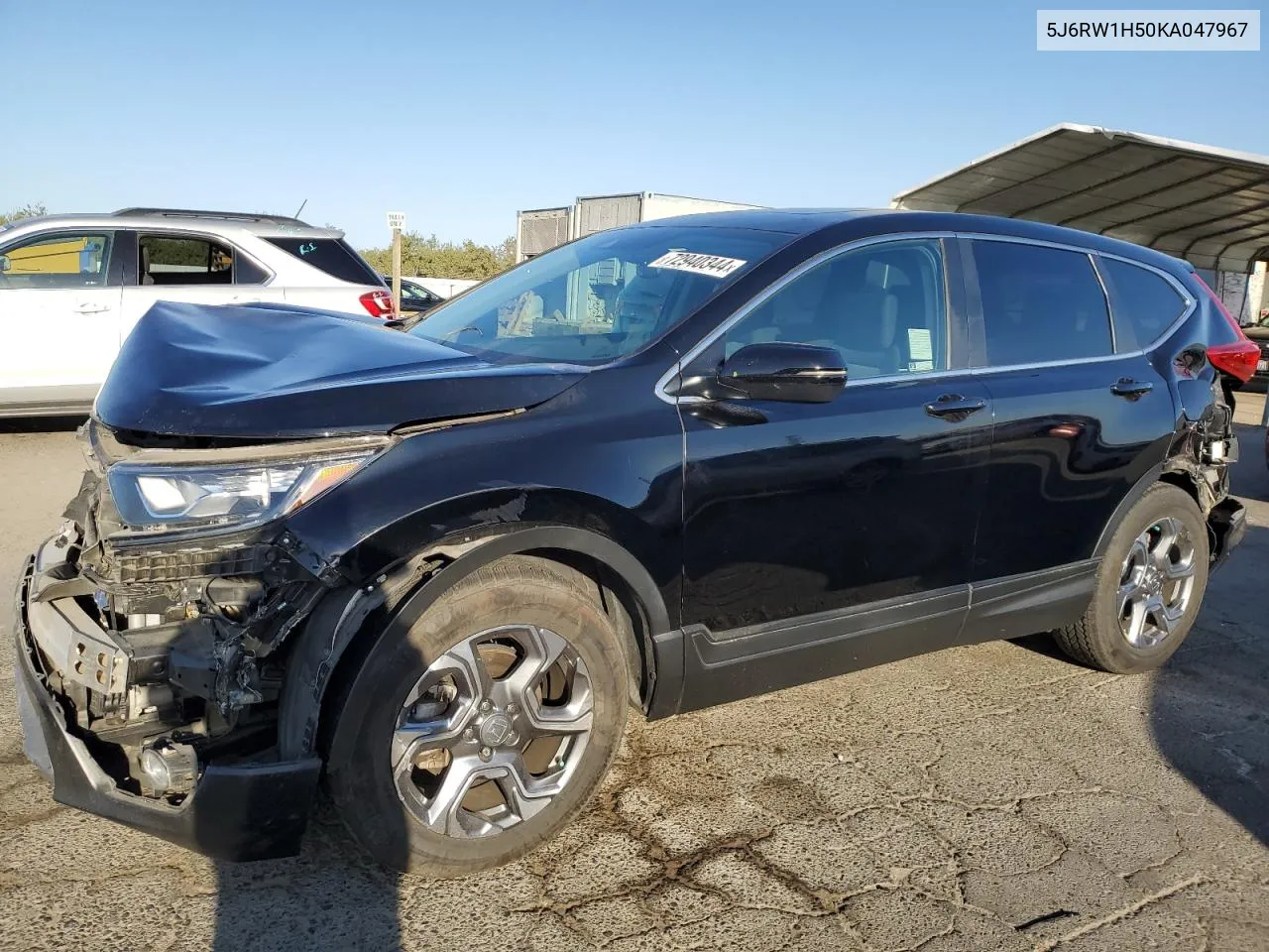 2019 Honda Cr-V Ex VIN: 5J6RW1H50KA047967 Lot: 72940344