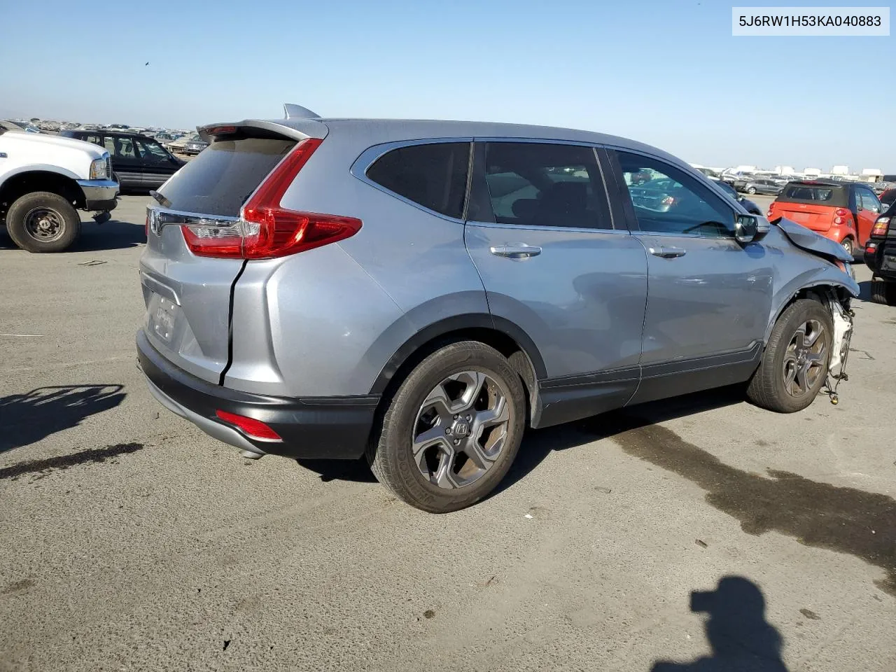 2019 Honda Cr-V Ex VIN: 5J6RW1H53KA040883 Lot: 72953284