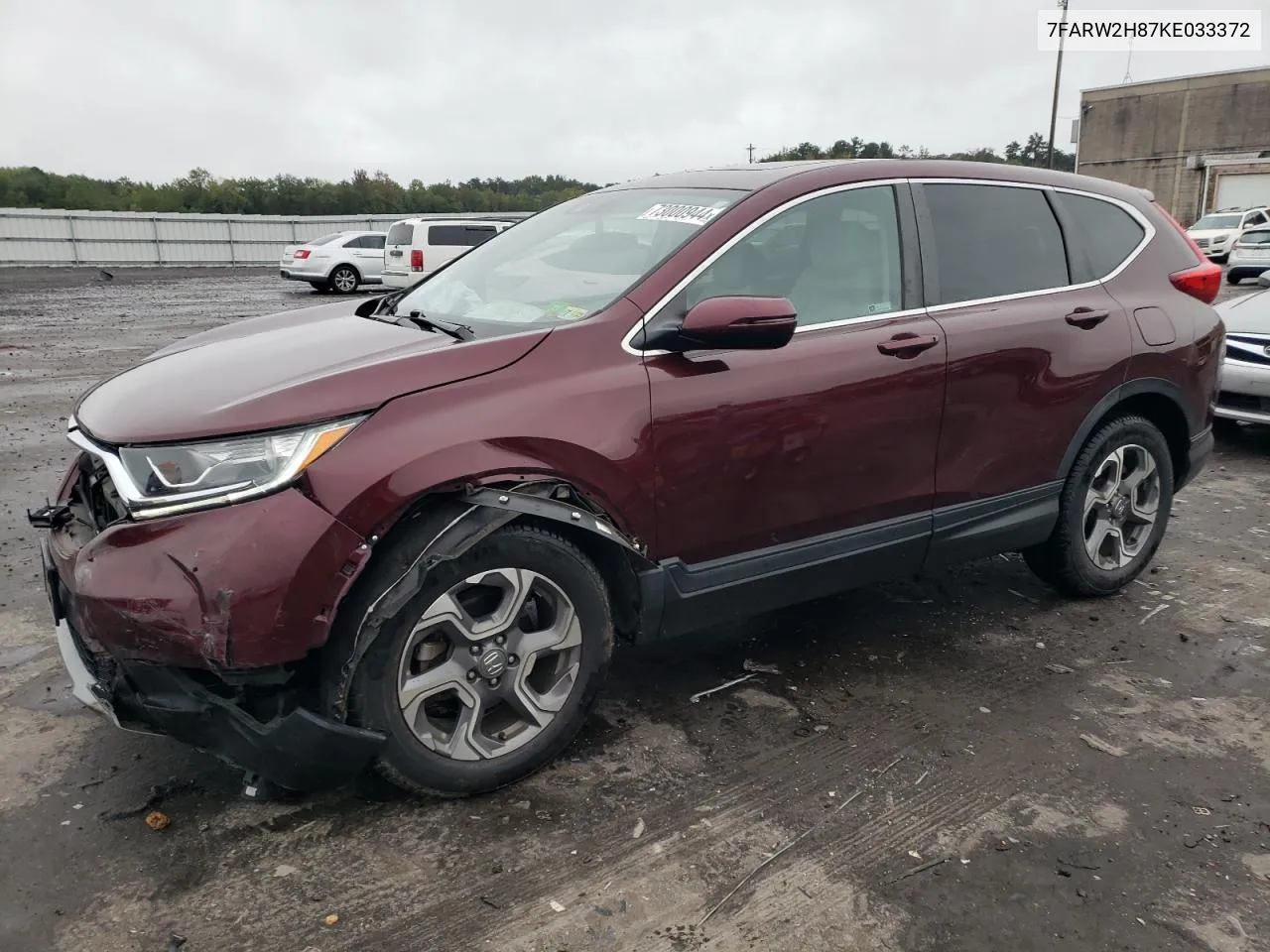 2019 Honda Cr-V Exl VIN: 7FARW2H87KE033372 Lot: 73000944