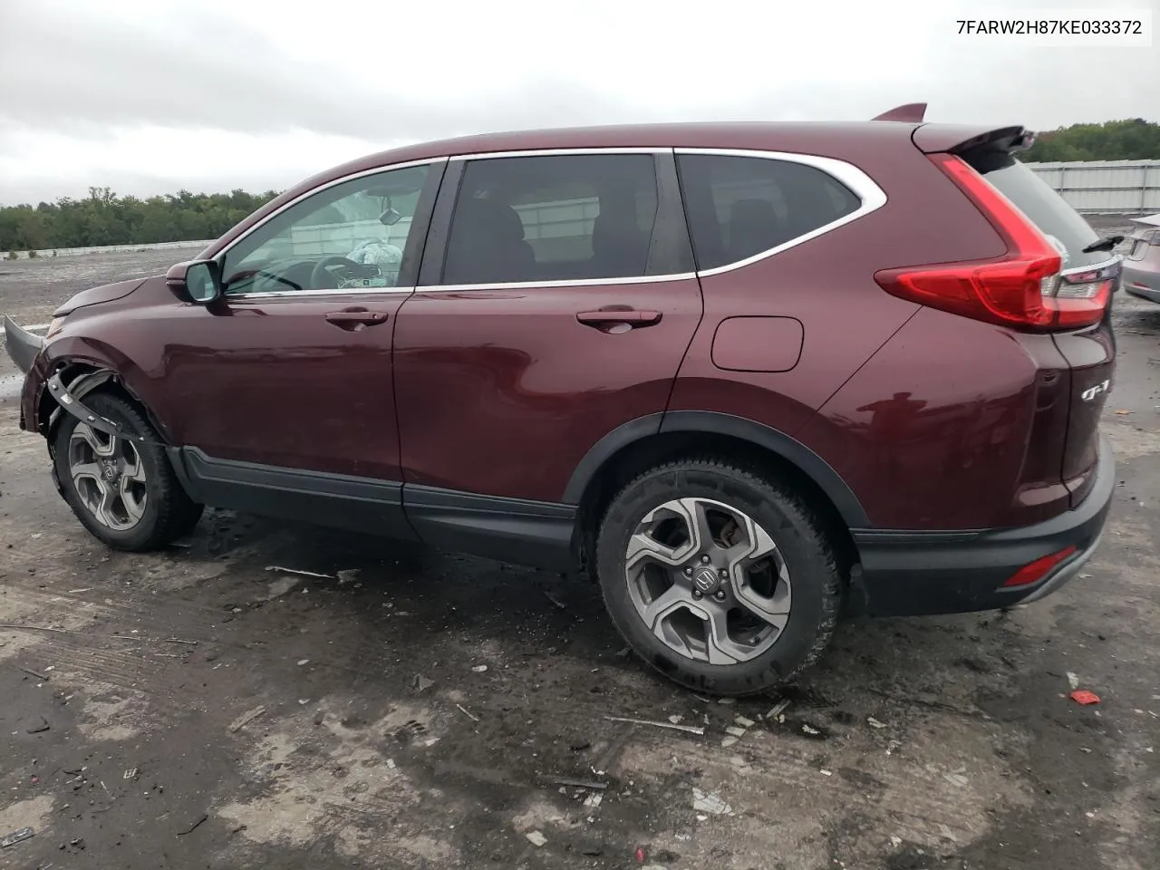 2019 Honda Cr-V Exl VIN: 7FARW2H87KE033372 Lot: 73000944