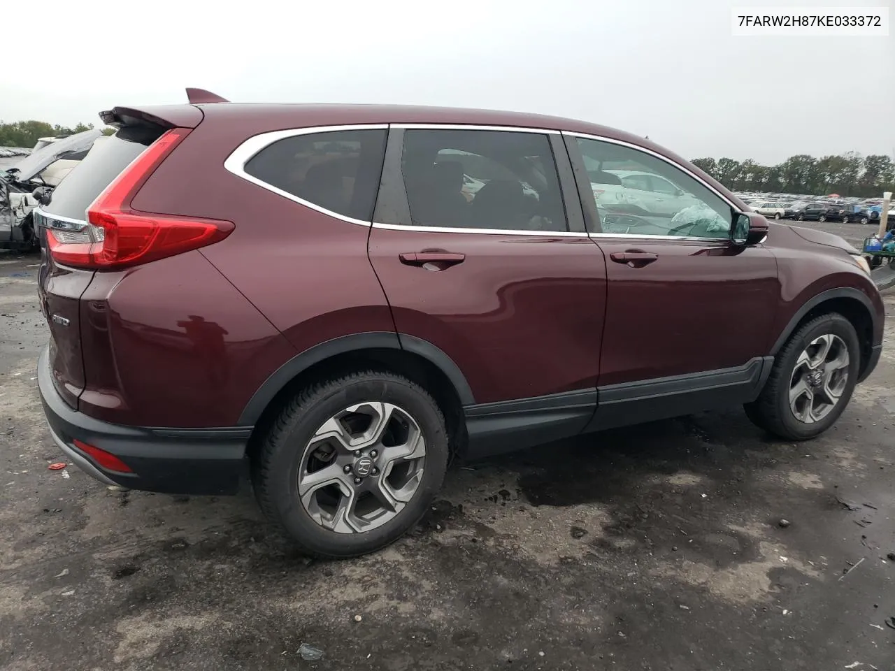 2019 Honda Cr-V Exl VIN: 7FARW2H87KE033372 Lot: 73000944