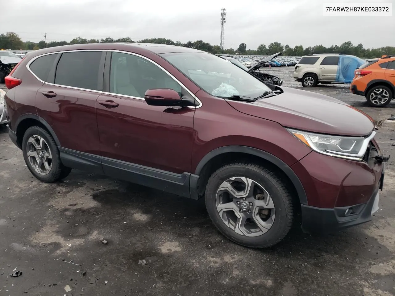 2019 Honda Cr-V Exl VIN: 7FARW2H87KE033372 Lot: 73000944