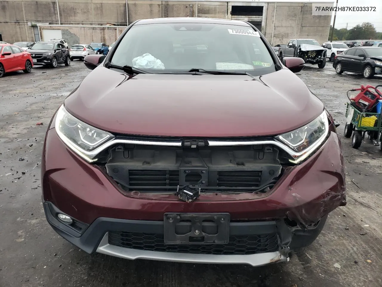 2019 Honda Cr-V Exl VIN: 7FARW2H87KE033372 Lot: 73000944