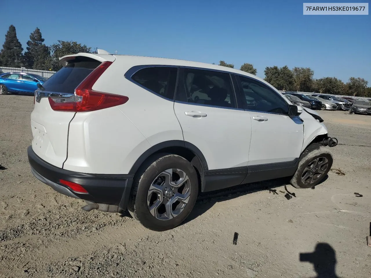 2019 Honda Cr-V Ex VIN: 7FARW1H53KE019677 Lot: 73024824