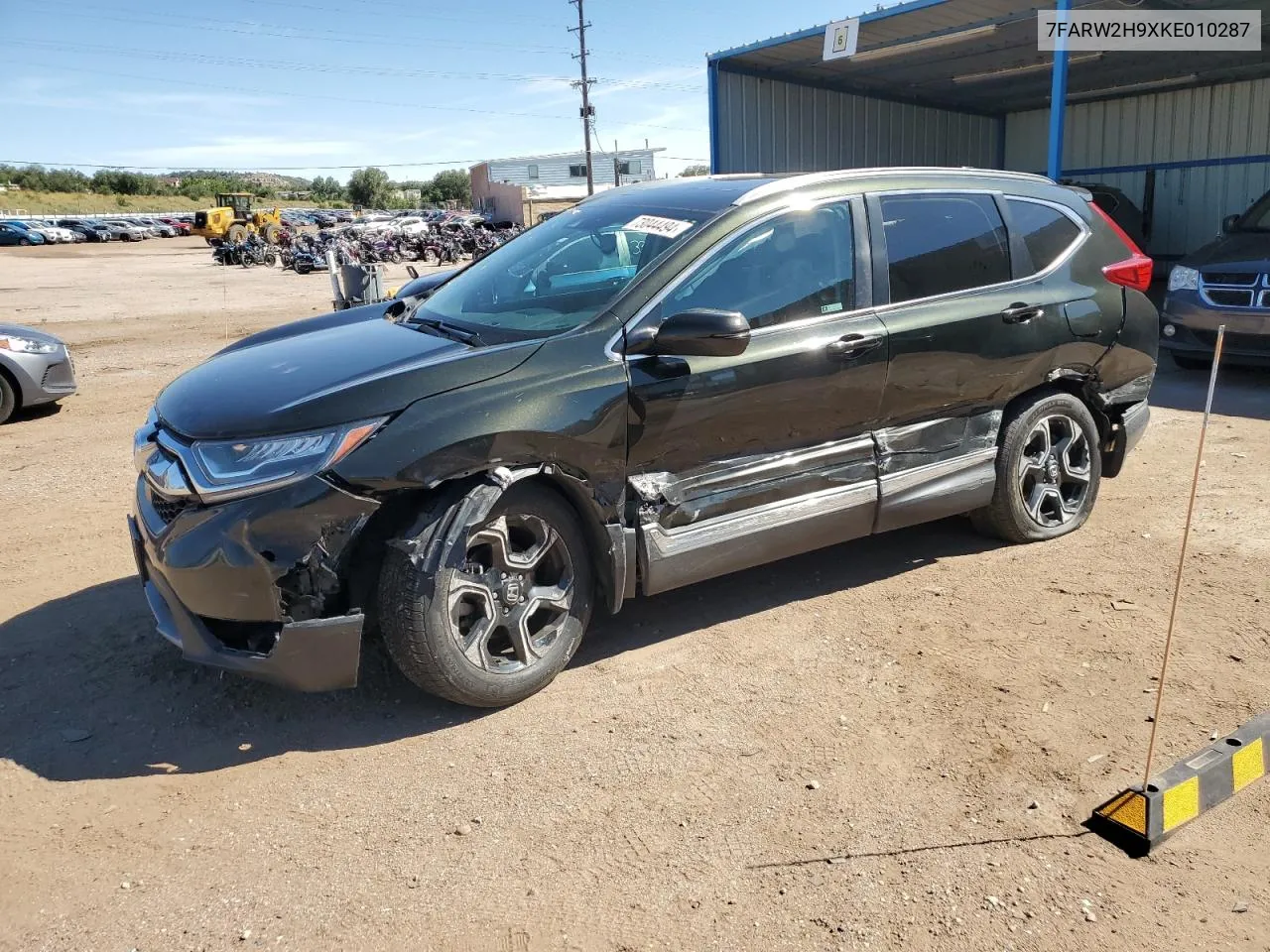 2019 Honda Cr-V Touring VIN: 7FARW2H9XKE010287 Lot: 73044494