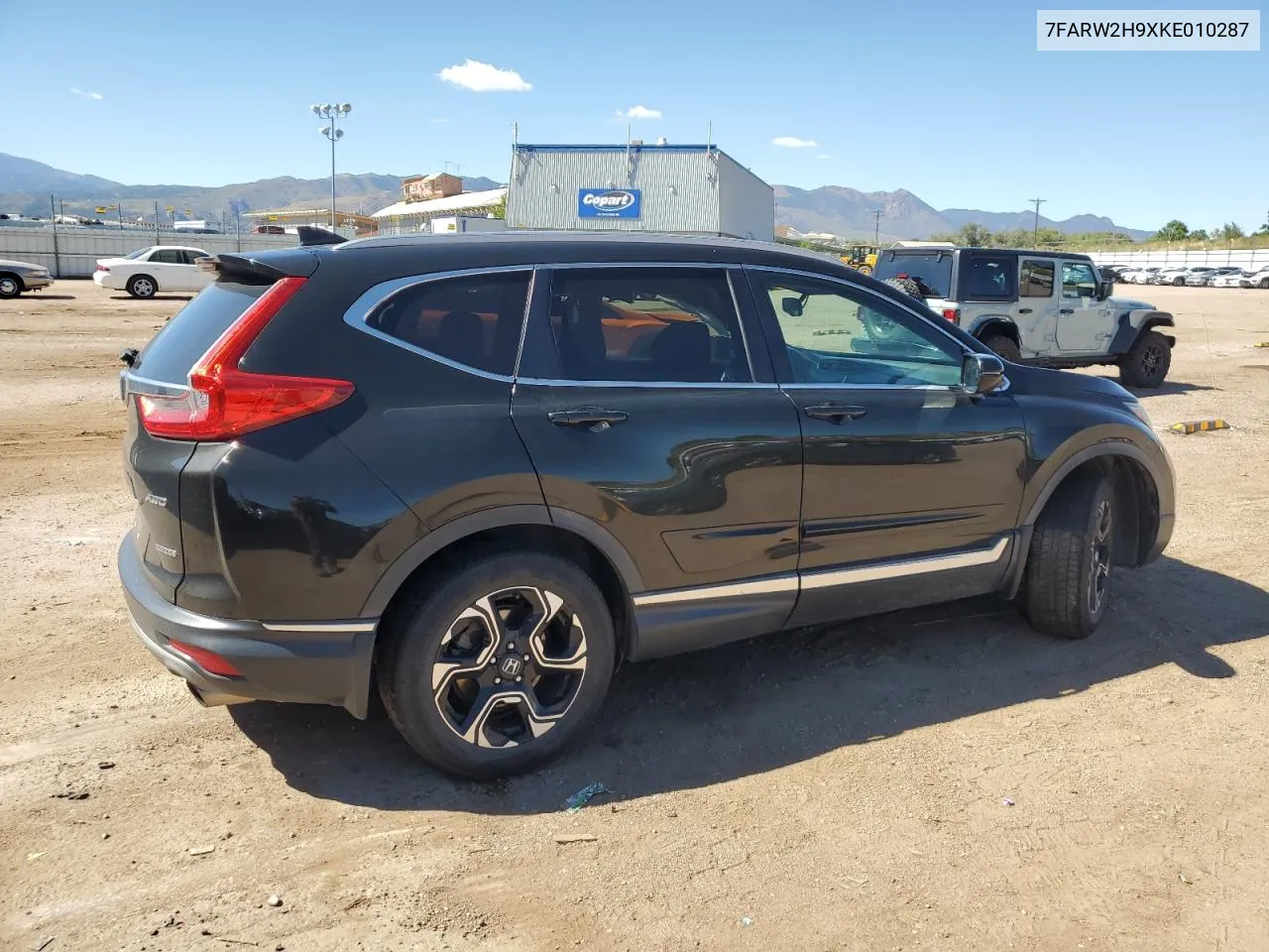 2019 Honda Cr-V Touring VIN: 7FARW2H9XKE010287 Lot: 73044494