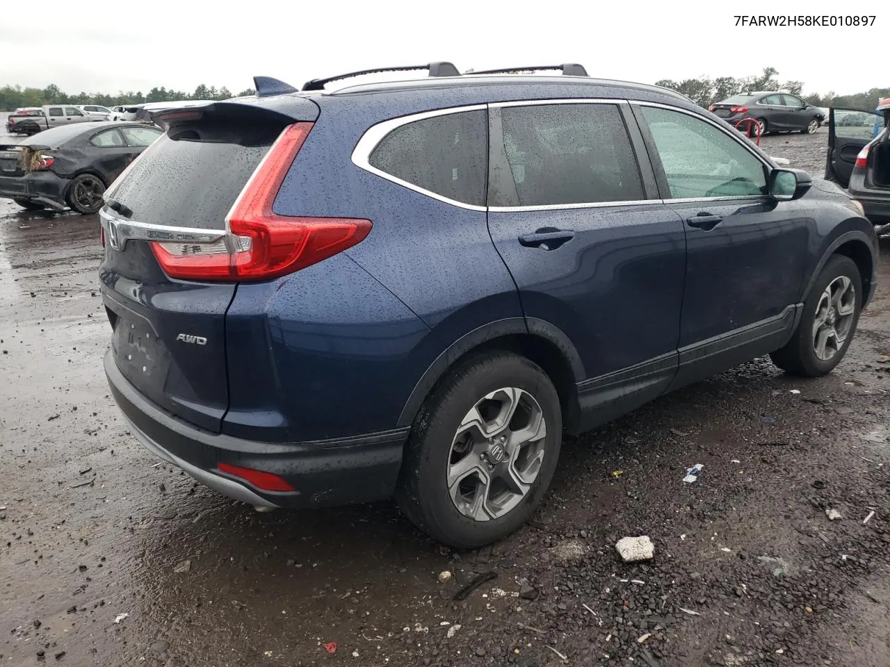 2019 Honda Cr-V Ex VIN: 7FARW2H58KE010897 Lot: 73084554