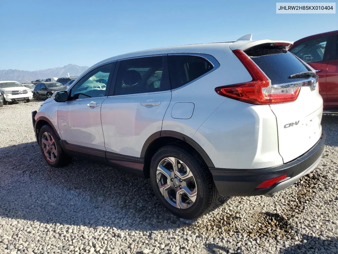 2019 Honda Cr-V Exl VIN: JHLRW2H85KX010404 Lot: 73152944