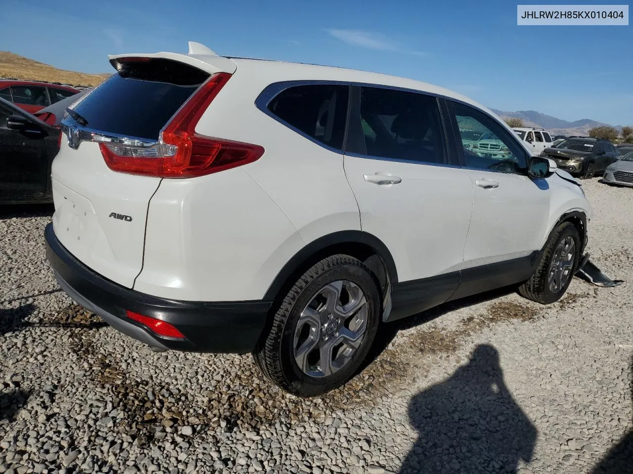 2019 Honda Cr-V Exl VIN: JHLRW2H85KX010404 Lot: 73152944