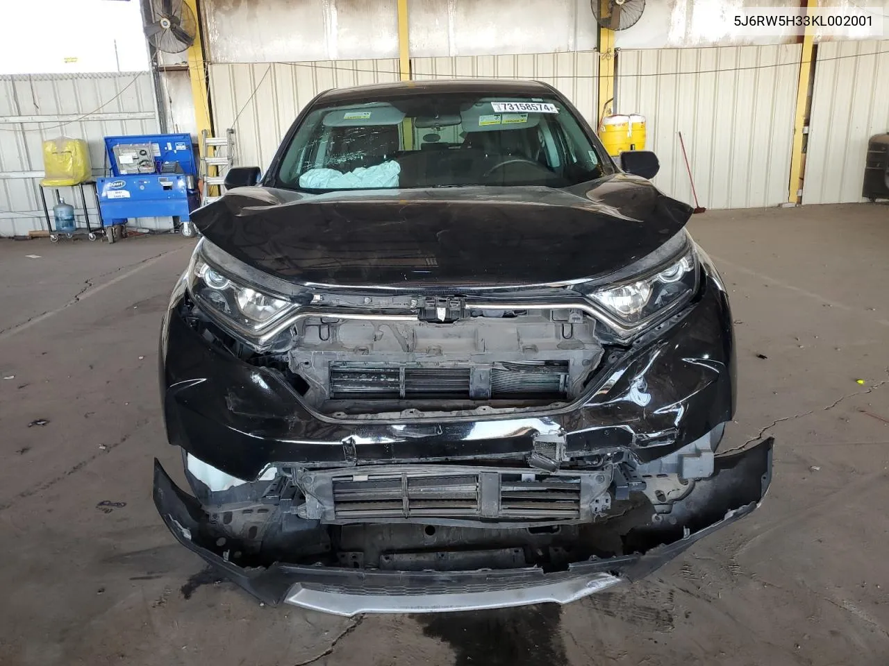 2019 Honda Cr-V Lx VIN: 5J6RW5H33KL002001 Lot: 73158574