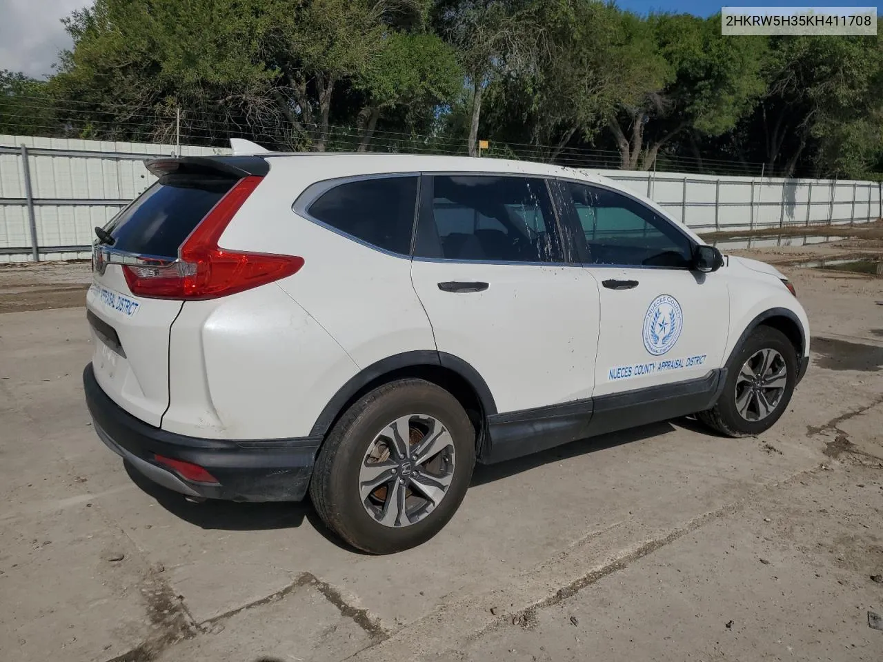 2019 Honda Cr-V Lx VIN: 2HKRW5H35KH411708 Lot: 73166284