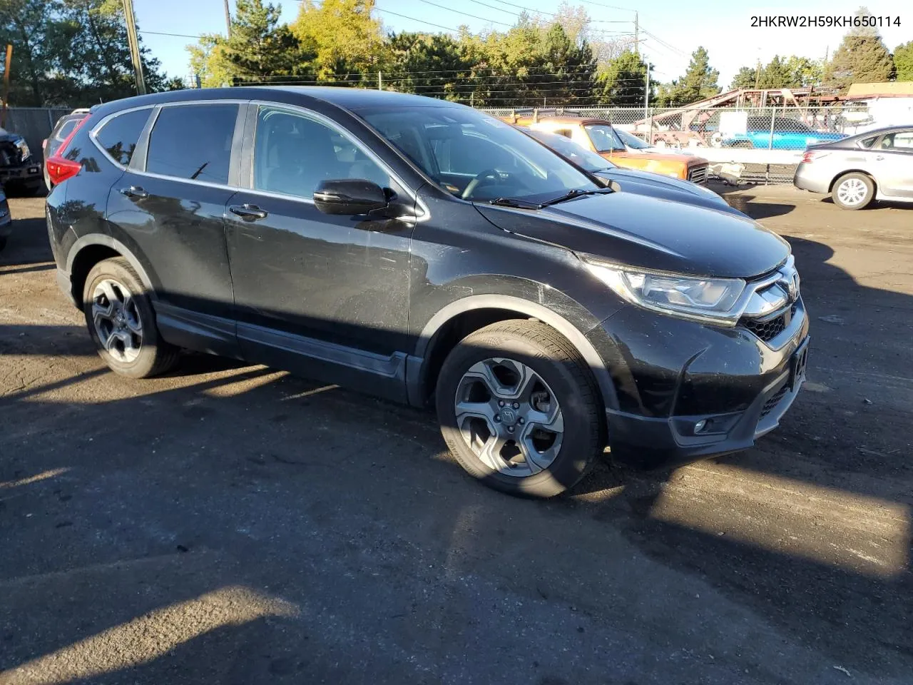 2019 Honda Cr-V Ex VIN: 2HKRW2H59KH650114 Lot: 73176934