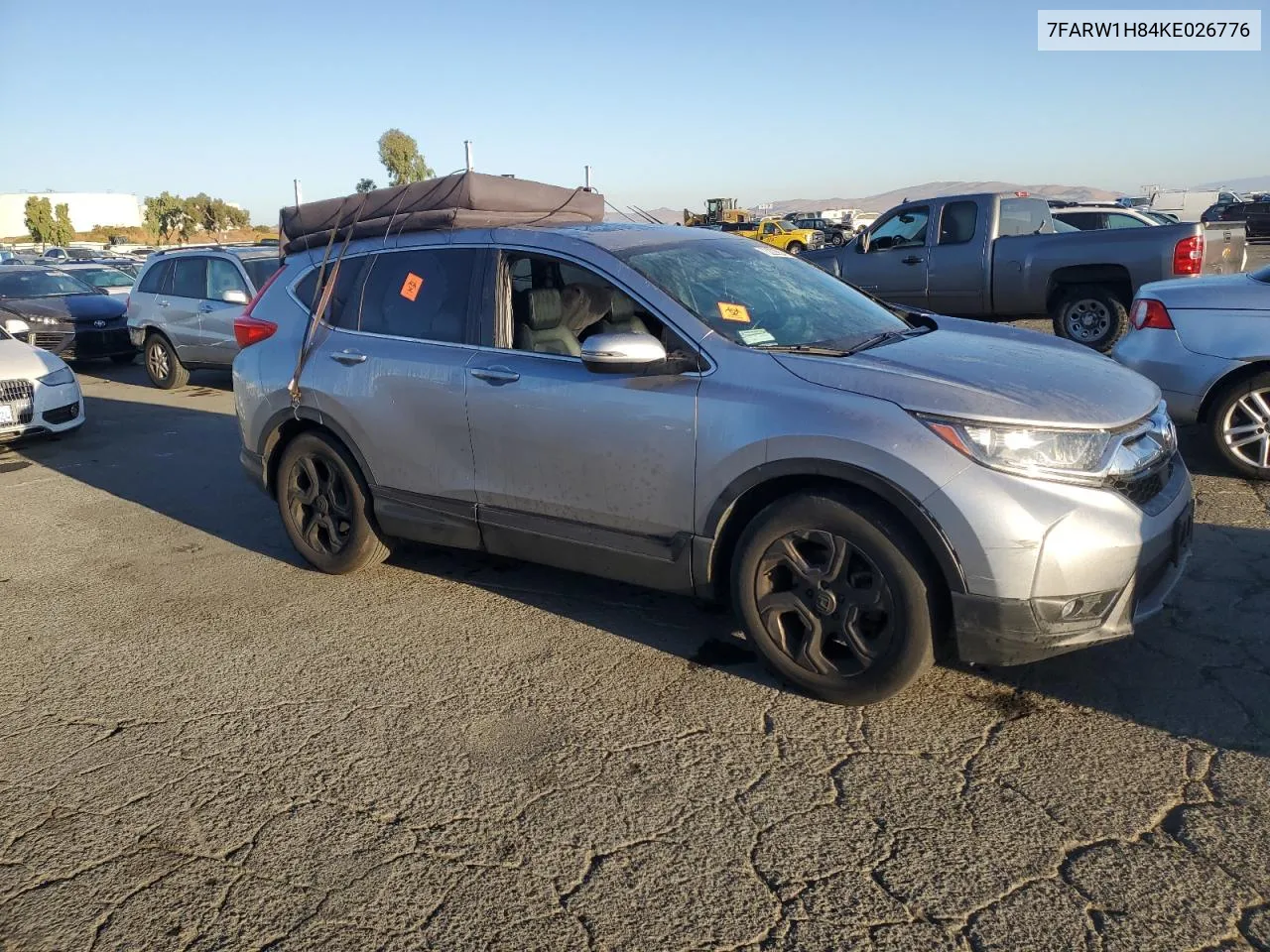 2019 Honda Cr-V Exl VIN: 7FARW1H84KE026776 Lot: 73229924