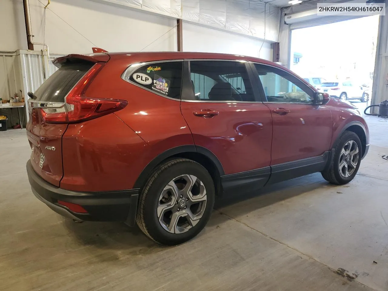 2019 Honda Cr-V Ex VIN: 2HKRW2H54KH616047 Lot: 73321184