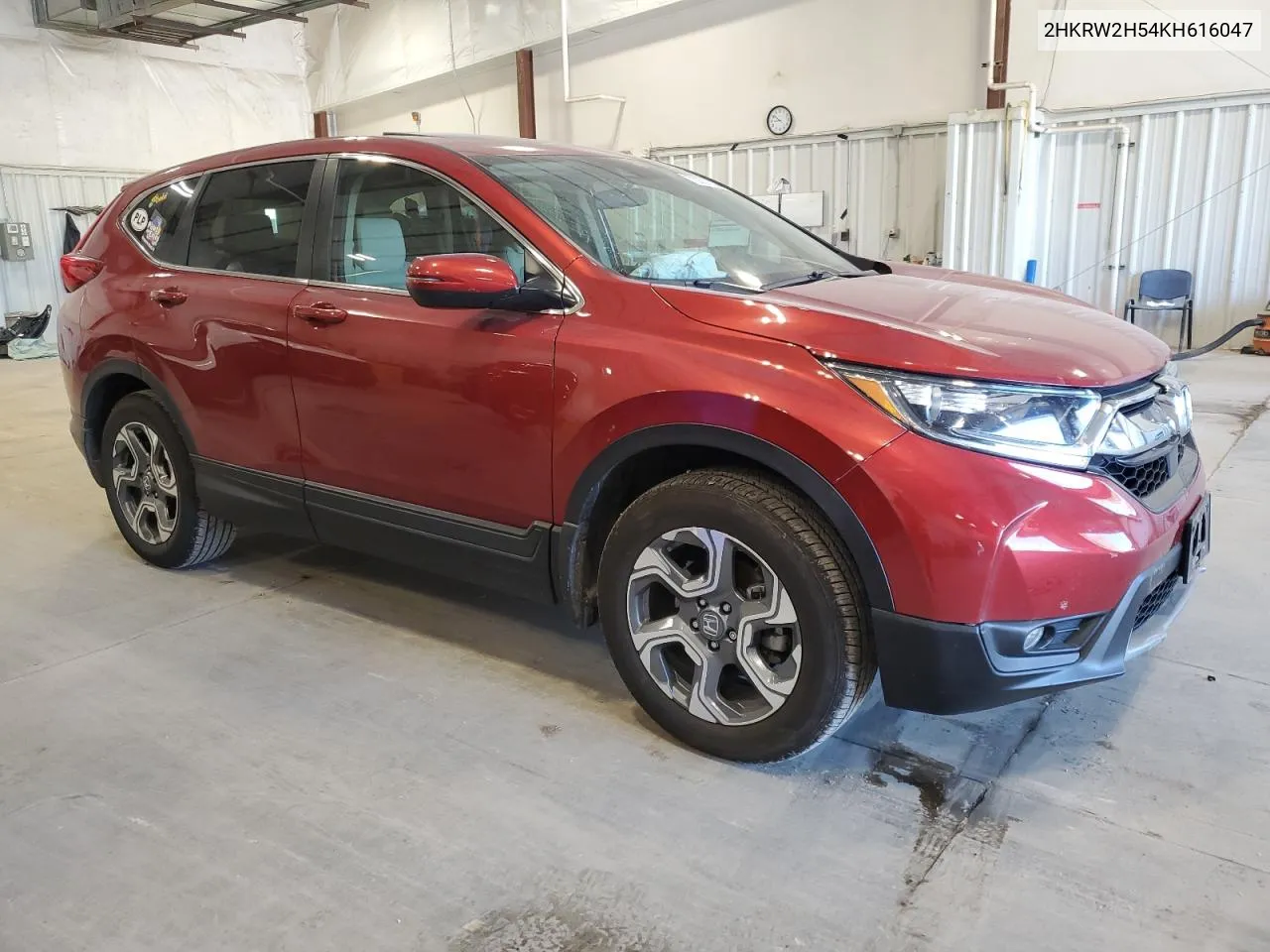 2019 Honda Cr-V Ex VIN: 2HKRW2H54KH616047 Lot: 73321184