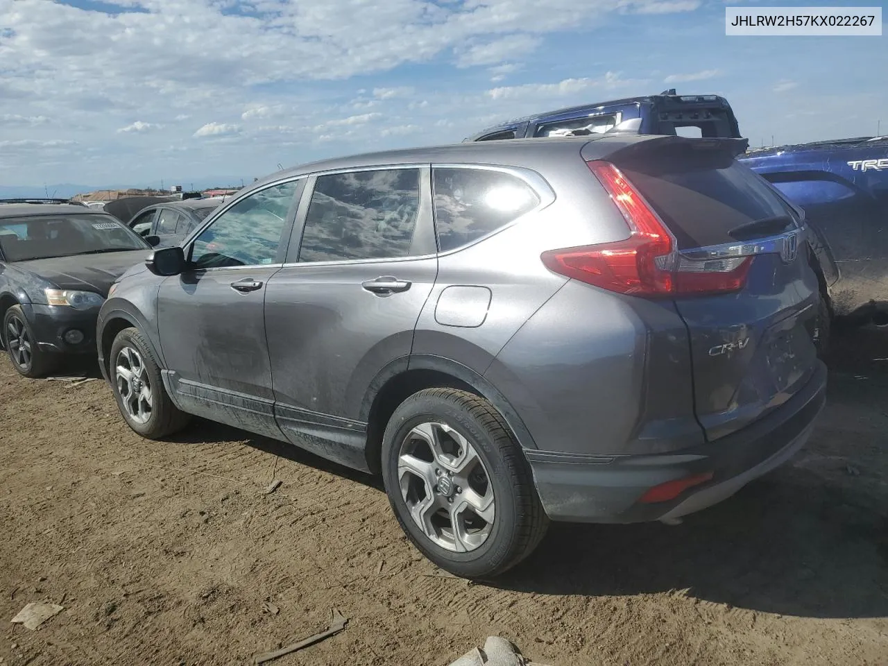 JHLRW2H57KX022267 2019 Honda Cr-V Ex