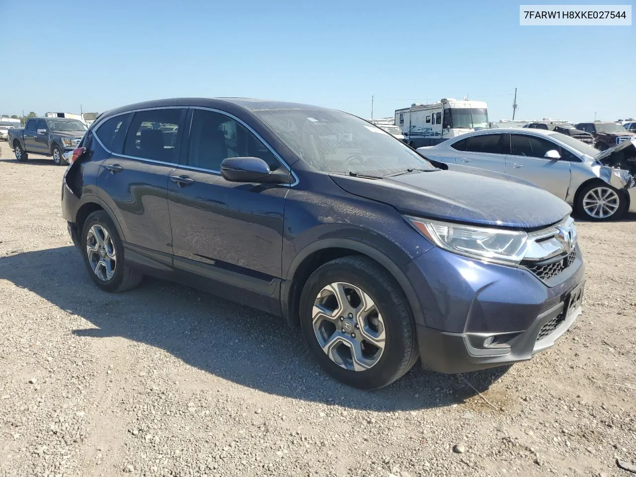 2019 Honda Cr-V Exl VIN: 7FARW1H8XKE027544 Lot: 73477144