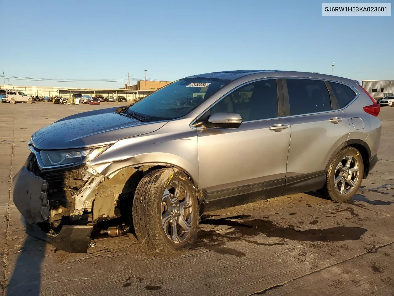 2019 Honda Cr-V Ex VIN: 5J6RW1H53KA023601 Lot: 73492054