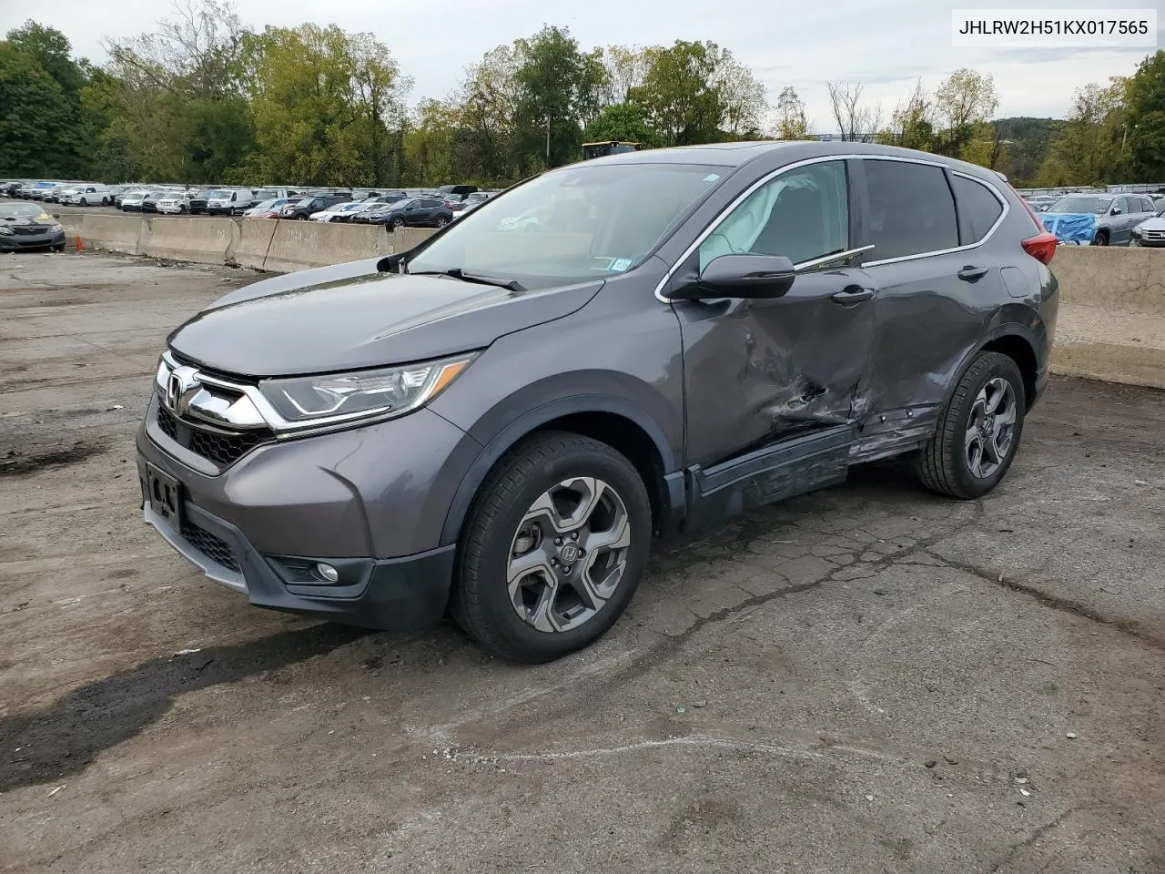 2019 Honda Cr-V Ex VIN: JHLRW2H51KX017565 Lot: 73498774