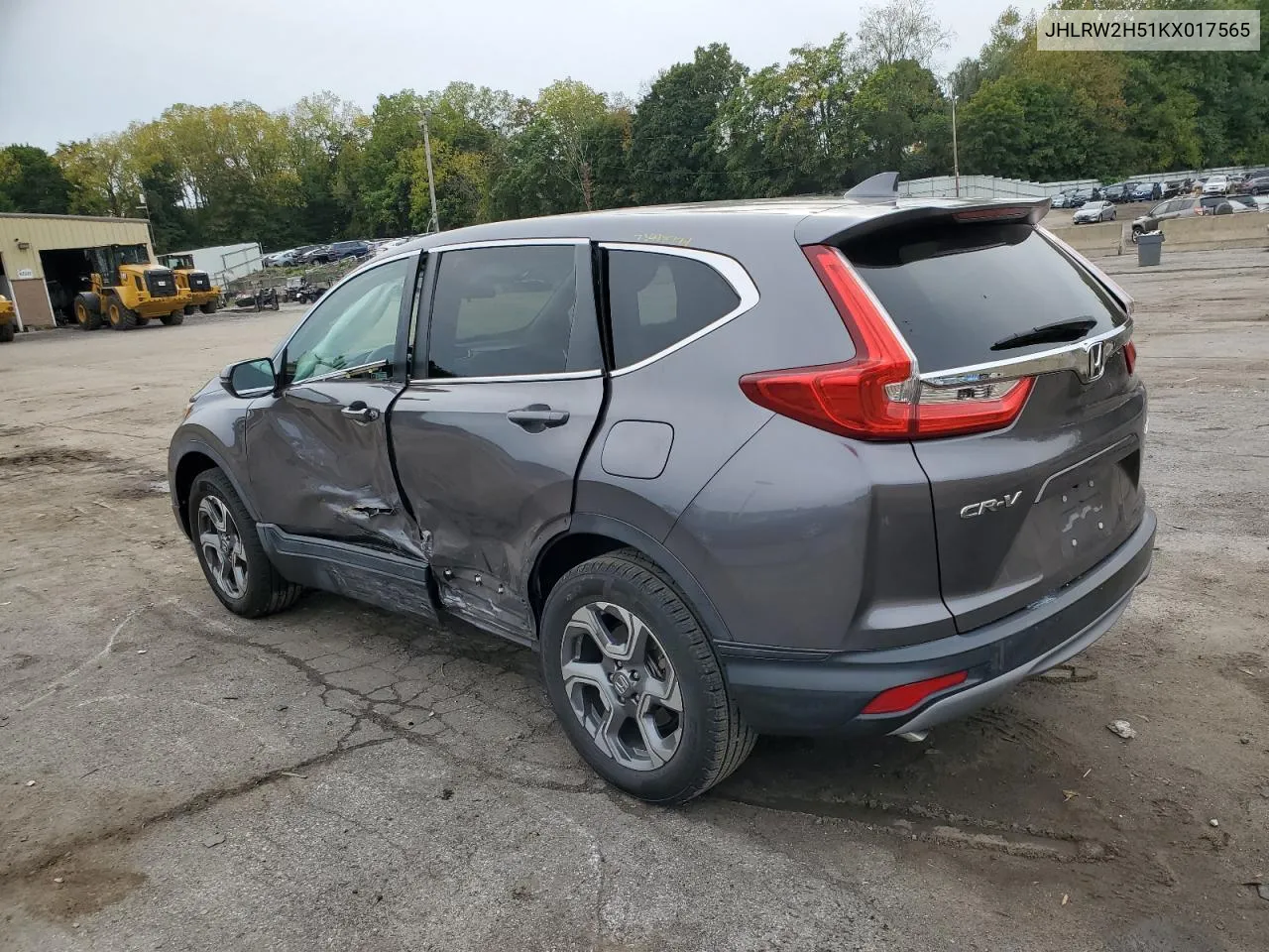 2019 Honda Cr-V Ex VIN: JHLRW2H51KX017565 Lot: 73498774