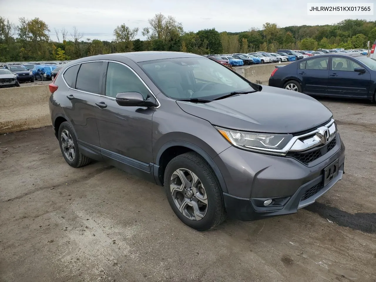 2019 Honda Cr-V Ex VIN: JHLRW2H51KX017565 Lot: 73498774