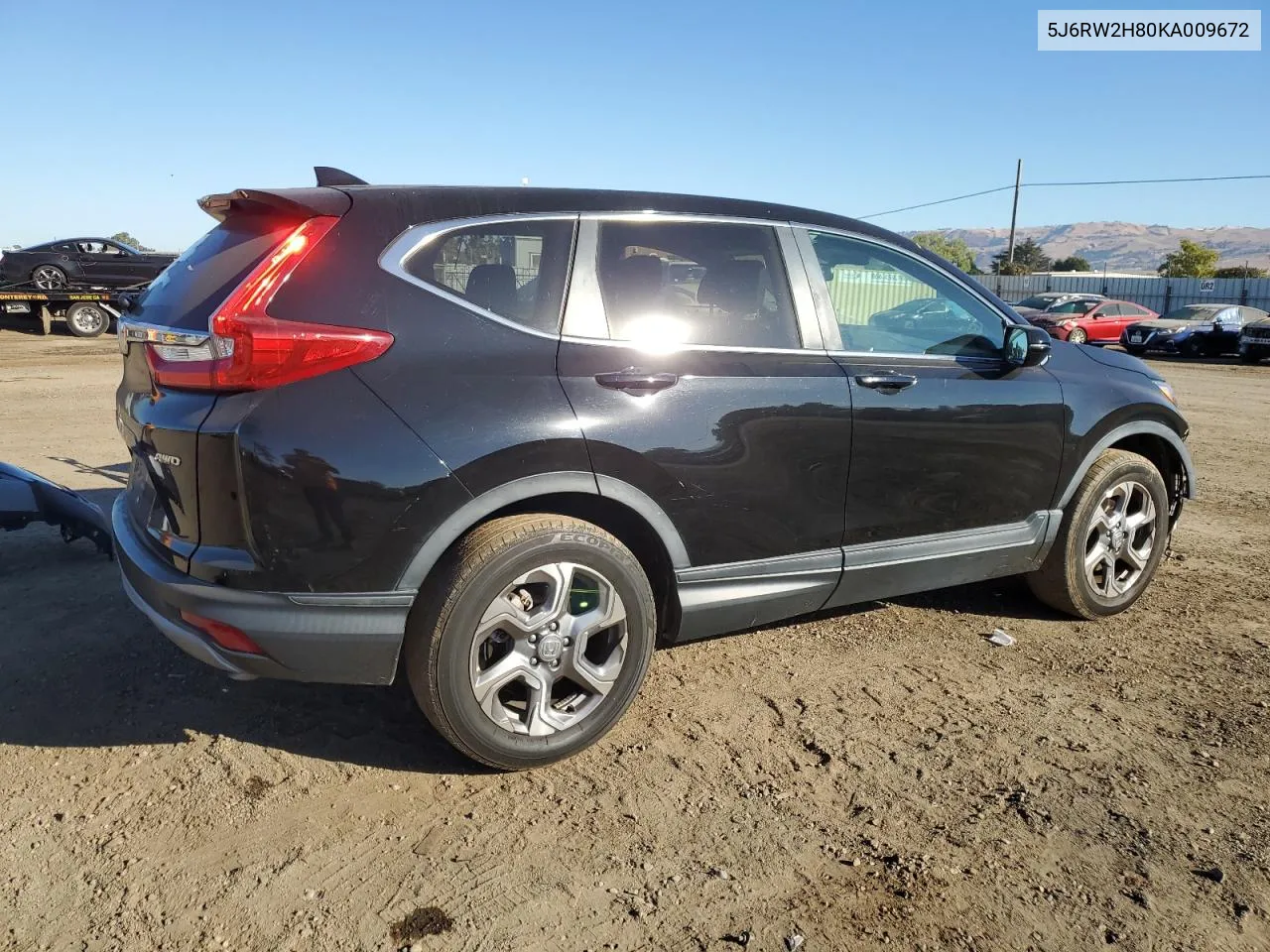 5J6RW2H80KA009672 2019 Honda Cr-V Exl