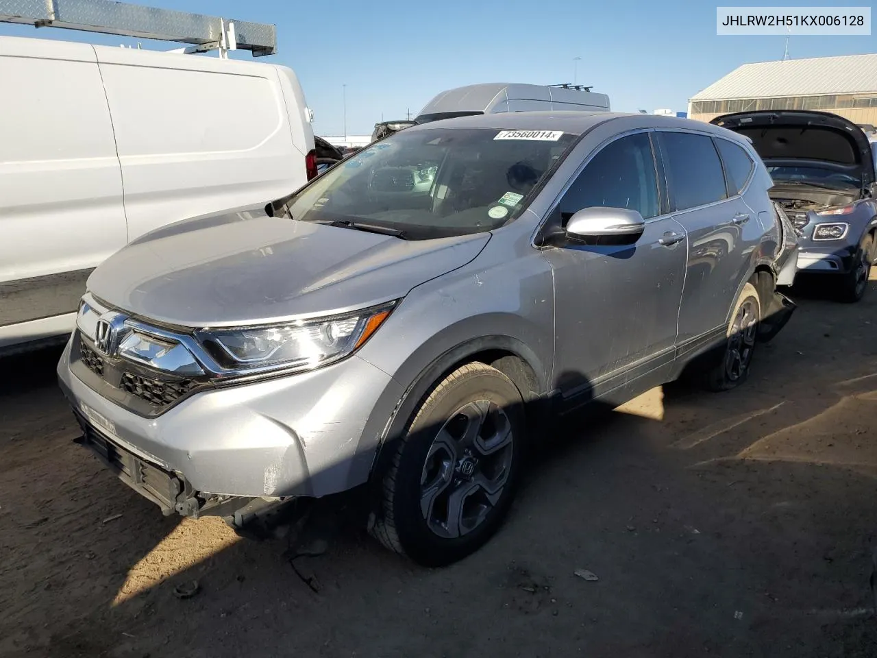 JHLRW2H51KX006128 2019 Honda Cr-V Ex