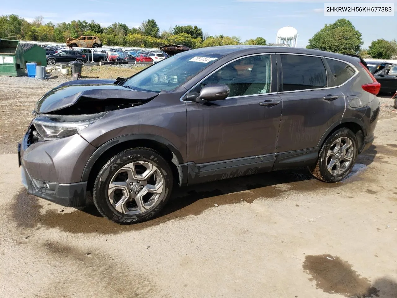 2HKRW2H56KH677383 2019 Honda Cr-V Ex