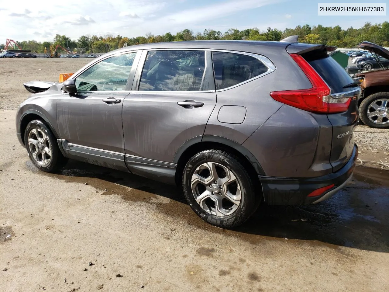 2019 Honda Cr-V Ex VIN: 2HKRW2H56KH677383 Lot: 73572454