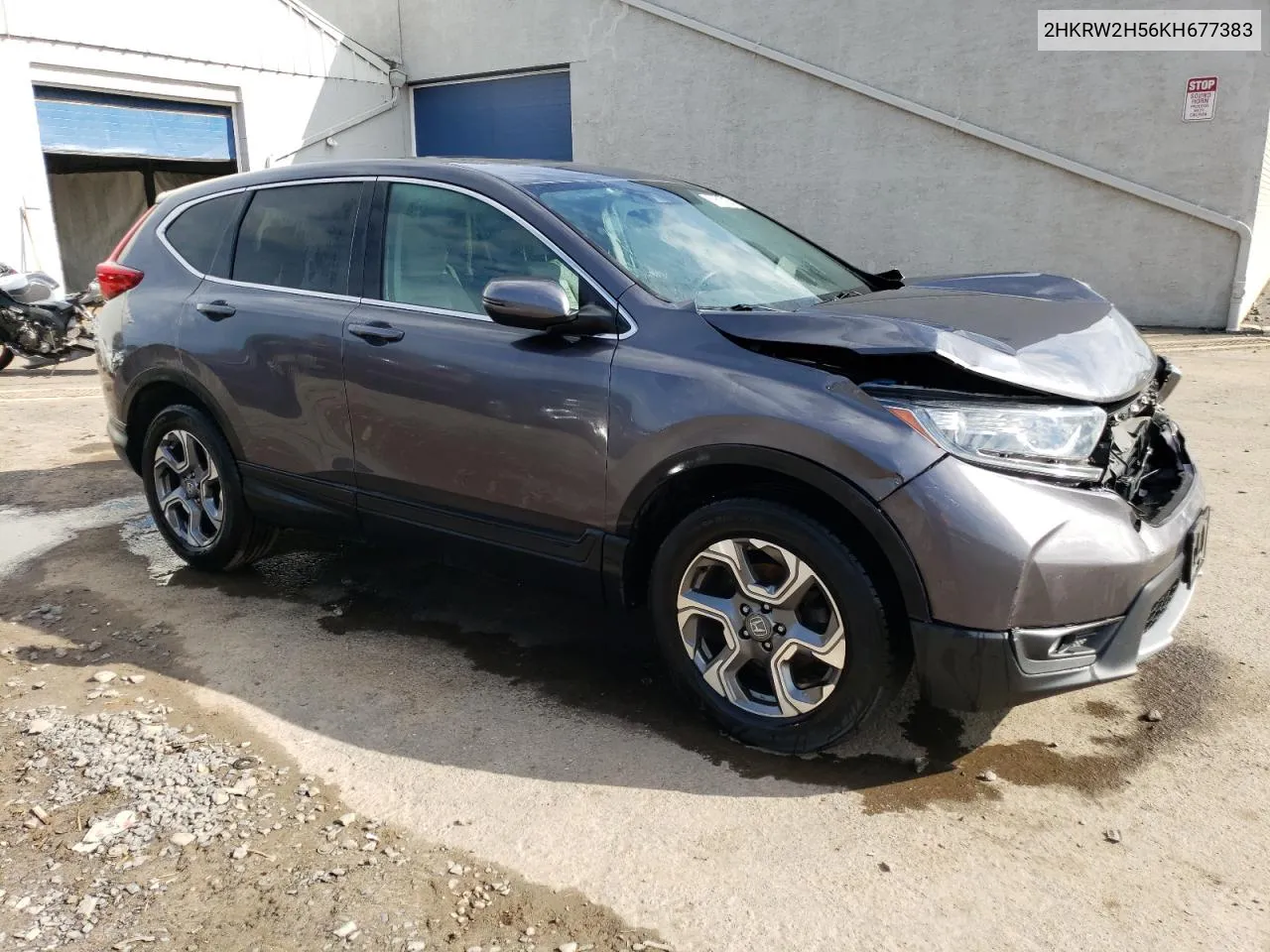 2019 Honda Cr-V Ex VIN: 2HKRW2H56KH677383 Lot: 73572454