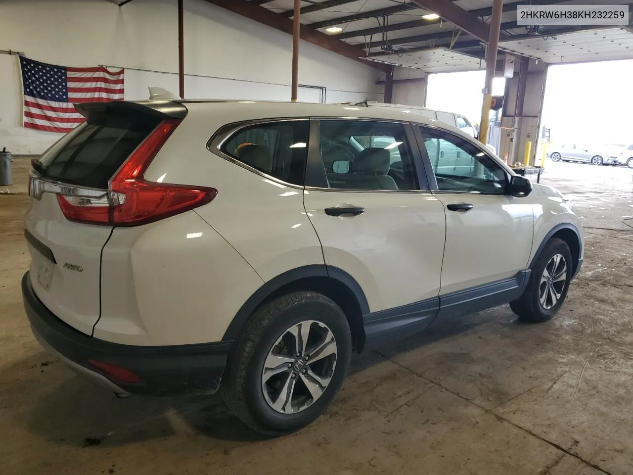 2019 Honda Cr-V Lx VIN: 2HKRW6H38KH232259 Lot: 73587544