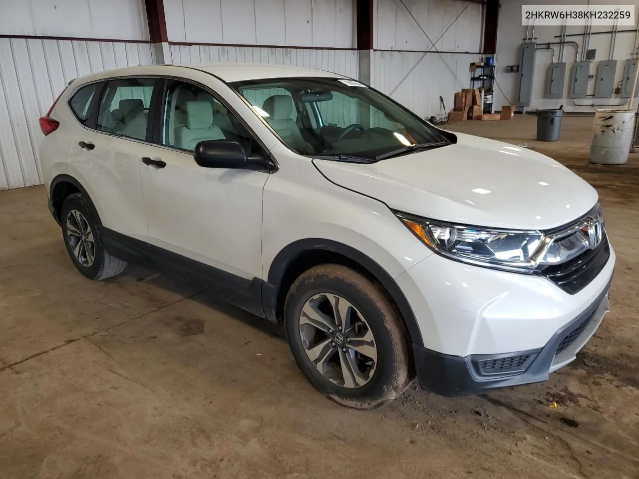 2019 Honda Cr-V Lx VIN: 2HKRW6H38KH232259 Lot: 73587544