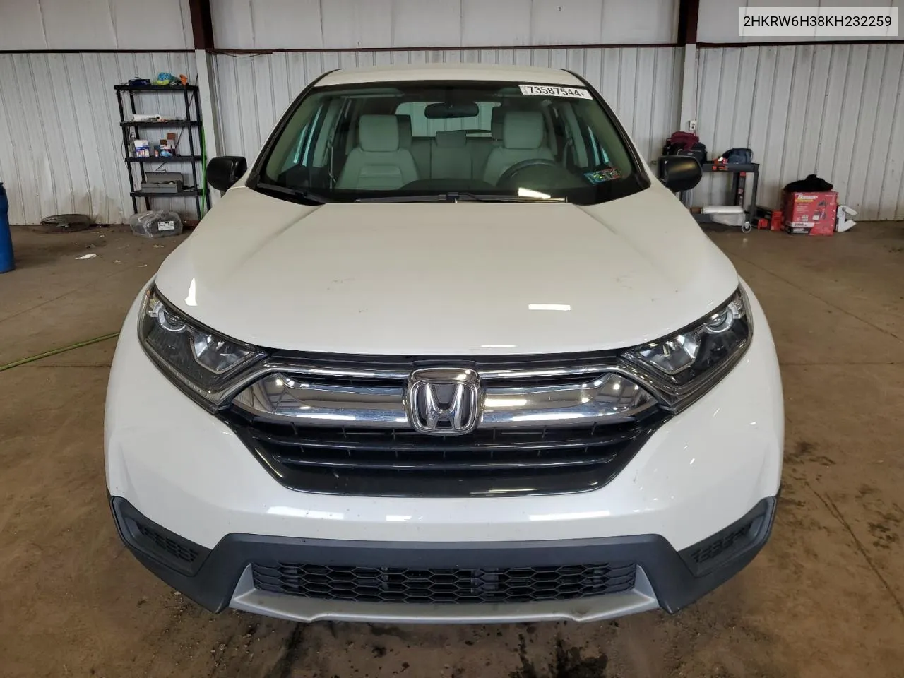 2019 Honda Cr-V Lx VIN: 2HKRW6H38KH232259 Lot: 73587544