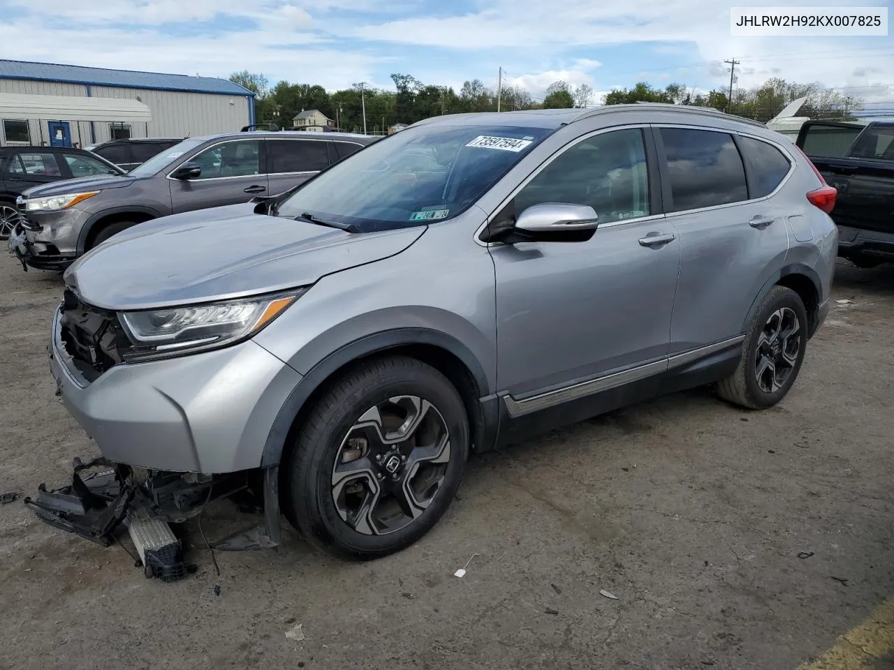 2019 Honda Cr-V Touring VIN: JHLRW2H92KX007825 Lot: 73597594