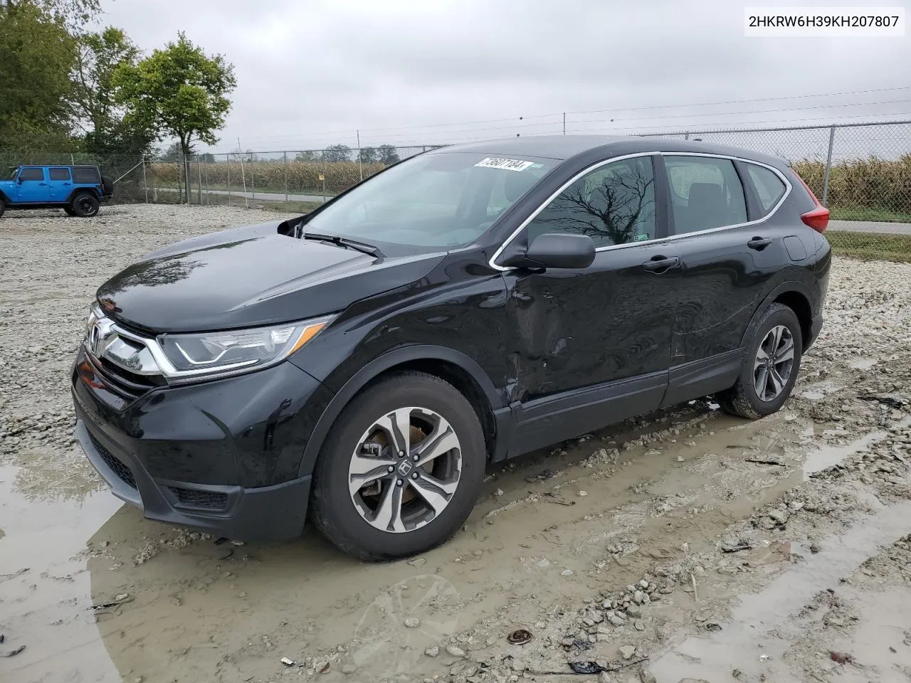 2019 Honda Cr-V Lx VIN: 2HKRW6H39KH207807 Lot: 73607184