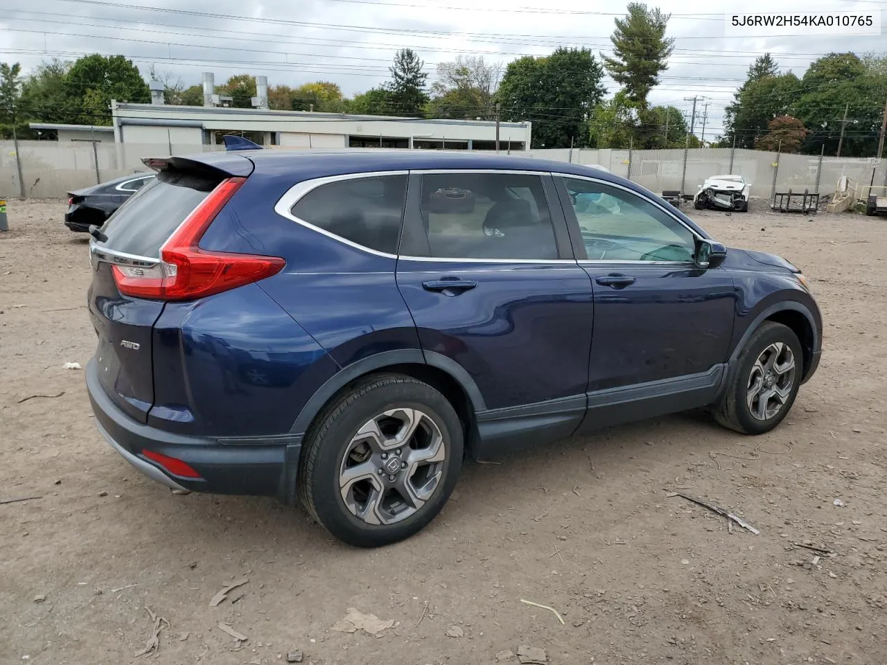 2019 Honda Cr-V Ex VIN: 5J6RW2H54KA010765 Lot: 73626964