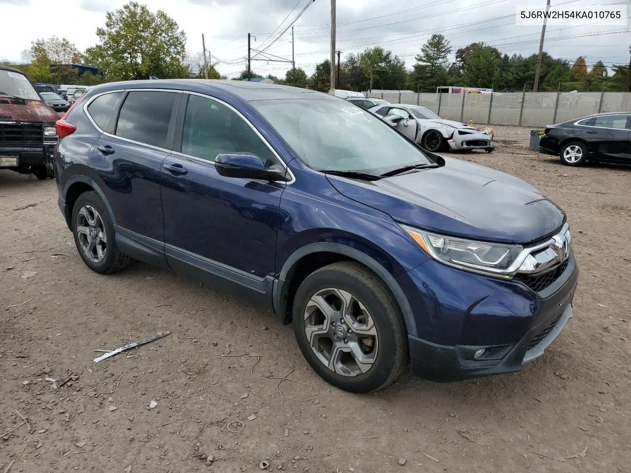 2019 Honda Cr-V Ex VIN: 5J6RW2H54KA010765 Lot: 73626964