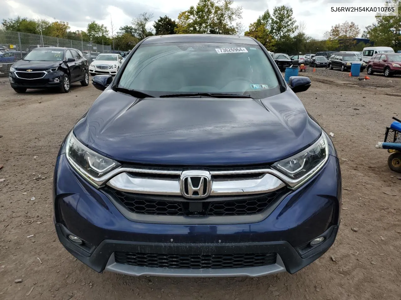 2019 Honda Cr-V Ex VIN: 5J6RW2H54KA010765 Lot: 73626964